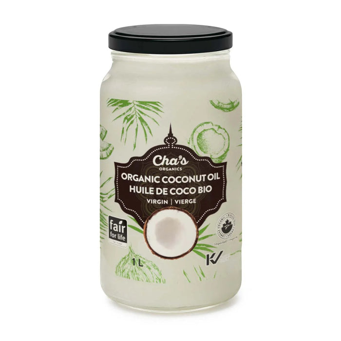 Cha's Organics - Virgin Coconut Oil, 1 L