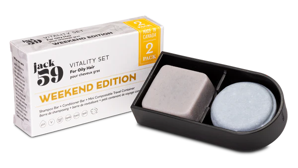 Jack59 - Weekend Edition Vitality Shampoo & Conditoner, 95 g