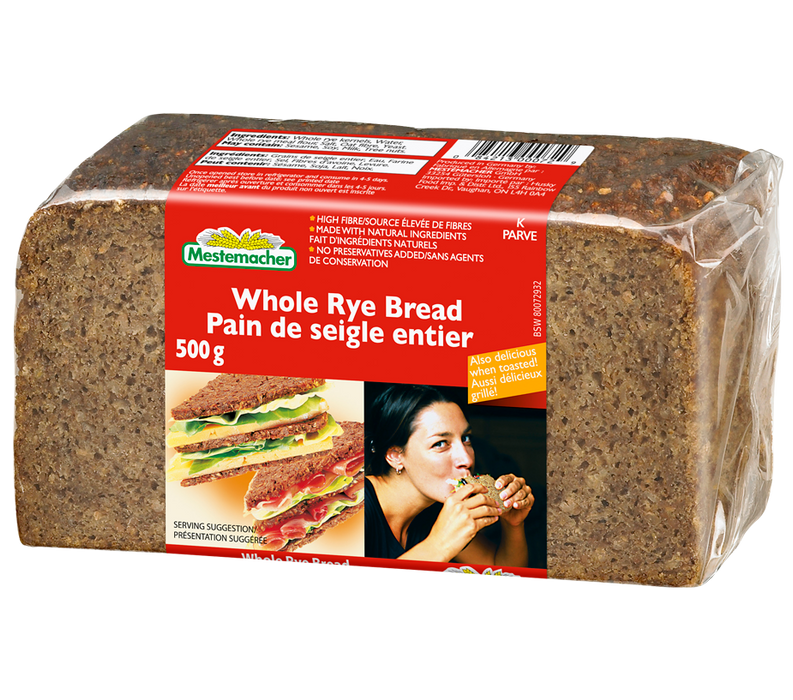 Mestemacher - Organic Whole Rye Bread, 500 g