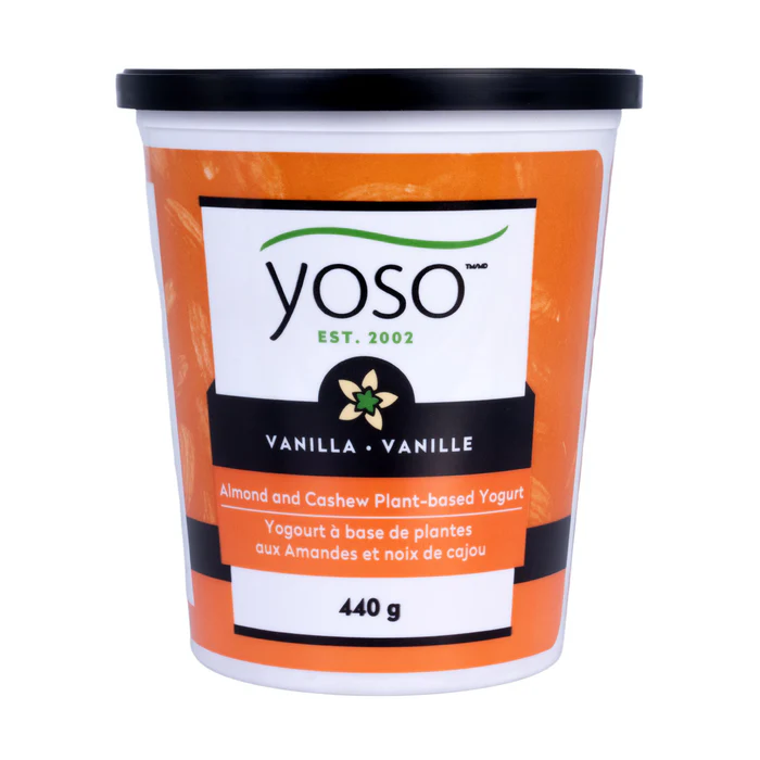 Yoso - Cashew & Almond Yogurt - Vanilla, 440 mL