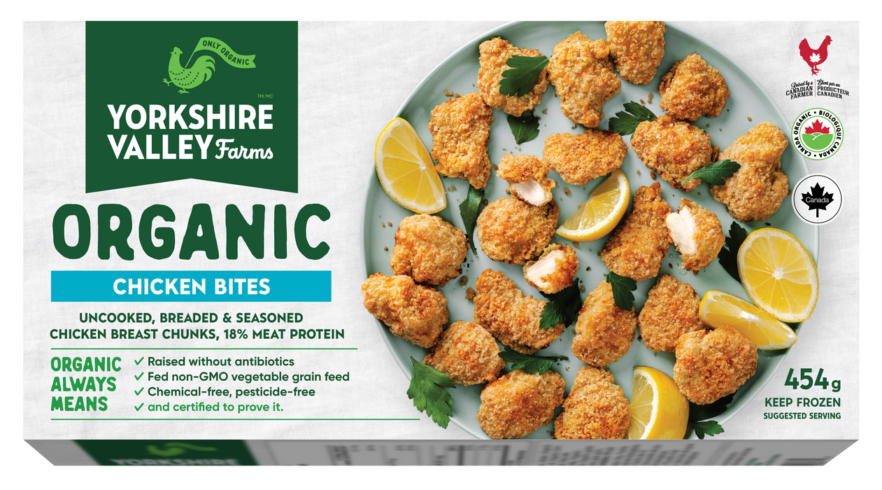 Yorkshire Valley Farms - Organic Chicken Bites, 454 g