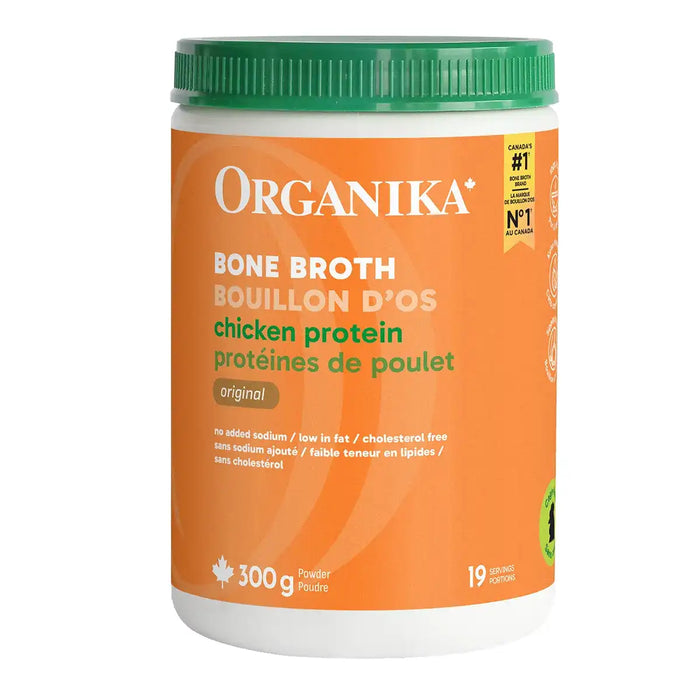 Organika - Bone Broth Chicken Protein Powder, 300 g