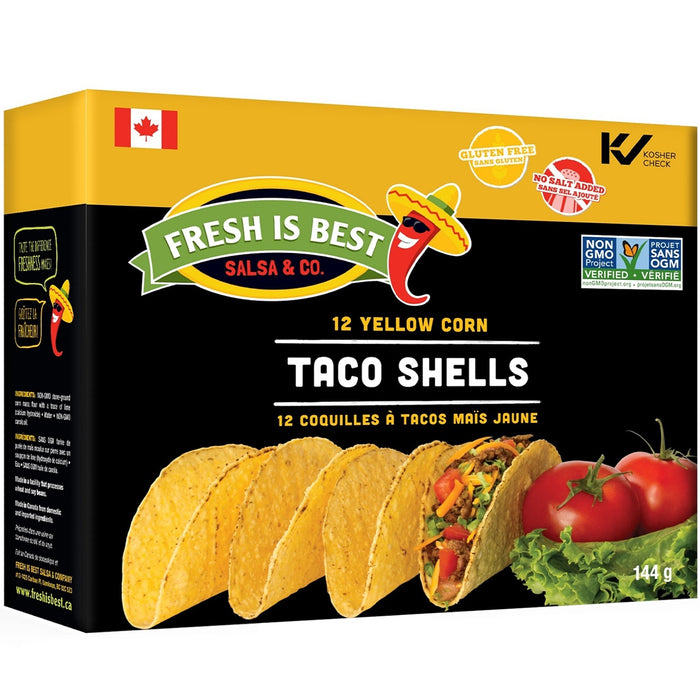 Fresh Is Best - Yellow Taco Shells, 144 g