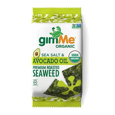 Gimme - Rstd Seaweed Snacks - Salt Avocado Oil, 6x5 g