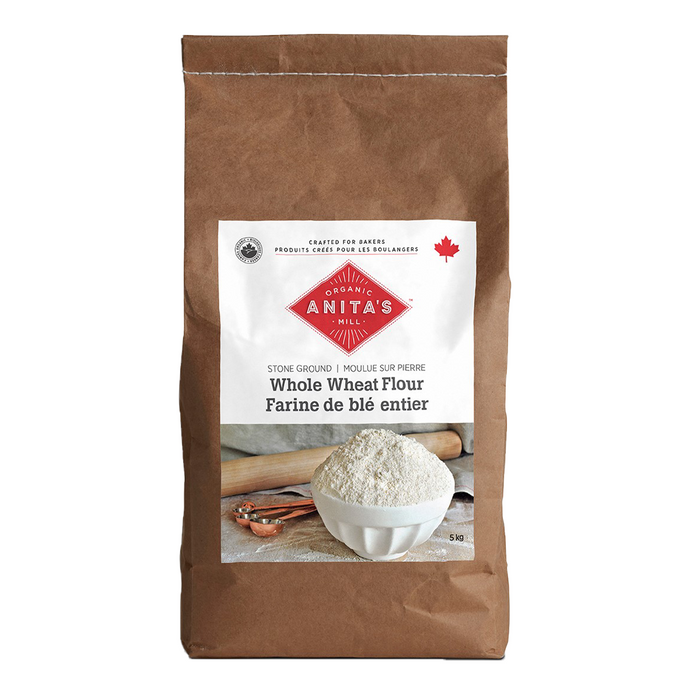 Anita's Organic Mill - Whole Wheat Flour Stone - Ground, 5 kg