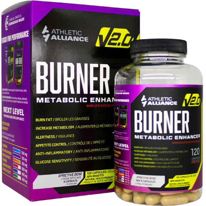 Athletic Alliance - Burner - Metabolic Enhancer, 120 Caps