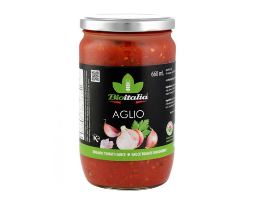 Bioitalia - Tomato Sauce - Aglio, 660 mL