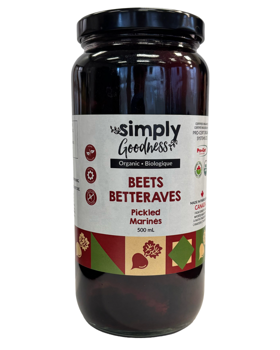 Simply Goodness - Organic Pickled Beets, 500 mL