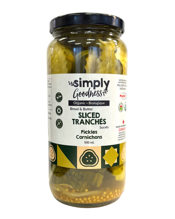 Simply Goodness - Organic Bread & Butter, 500 mL