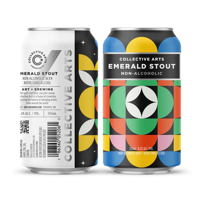 Collective Arts - Non-Alcoholic - Emerald Stout, 355 mL