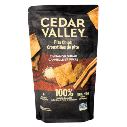 Cedar Valley - Pita Chips - Cinnamon Sugar, 180 g