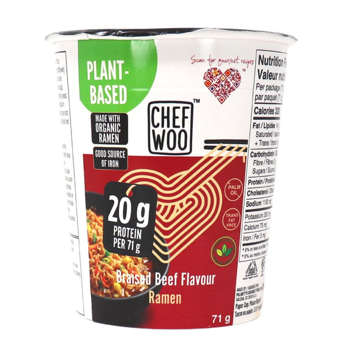 Chef Woo - Ramen - Braised Beef Flavour, 71 g
