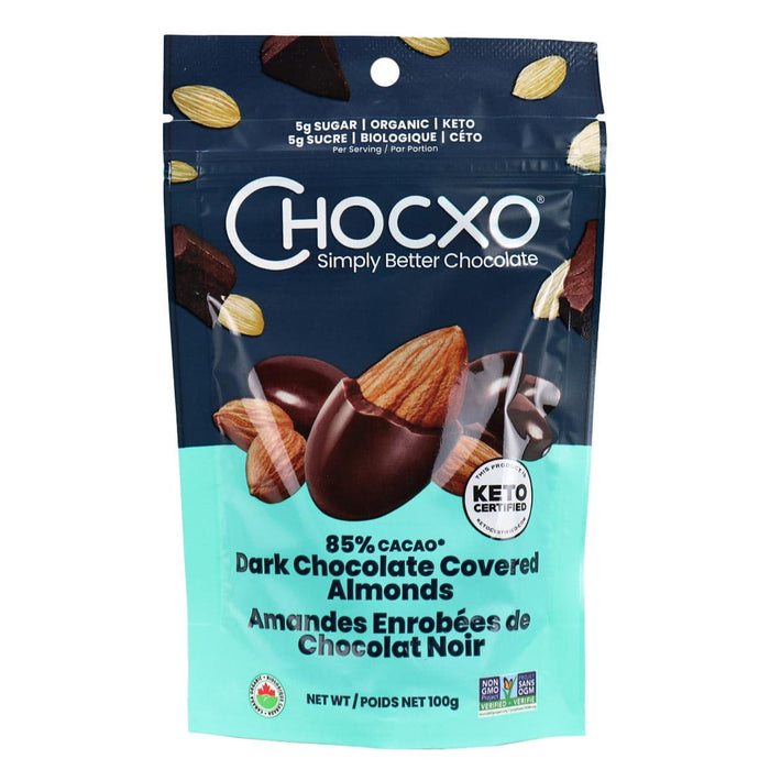 ChocXO - Chocolate Covered Almonds, 100 g