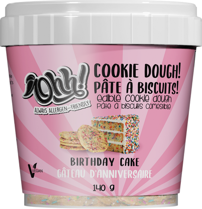 Ohh! Foods - Cookie Dough - Birthday Cake, 140 g