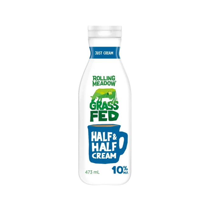 Rolling Meadow - Grass Fed 10% Half & Half Cream, 473 mL
