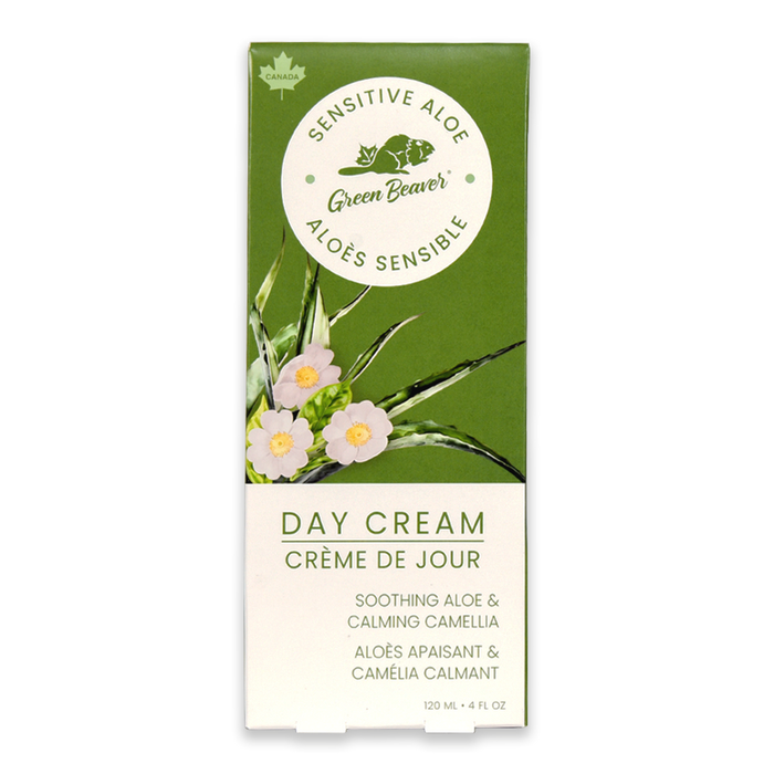 Green Beaver - Aloe Vera Day Cream - Sensitive Skin, 120 mL