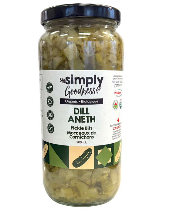 Simply Goodness - Organic Dill Pickle Bits, 500 mL