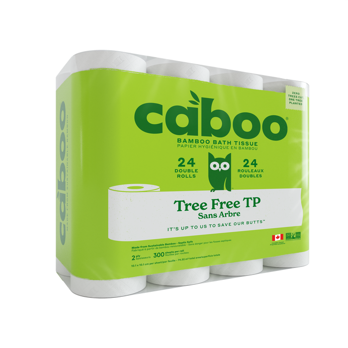 Caboo - Bamboo Bathroom Tissue, 24 Count