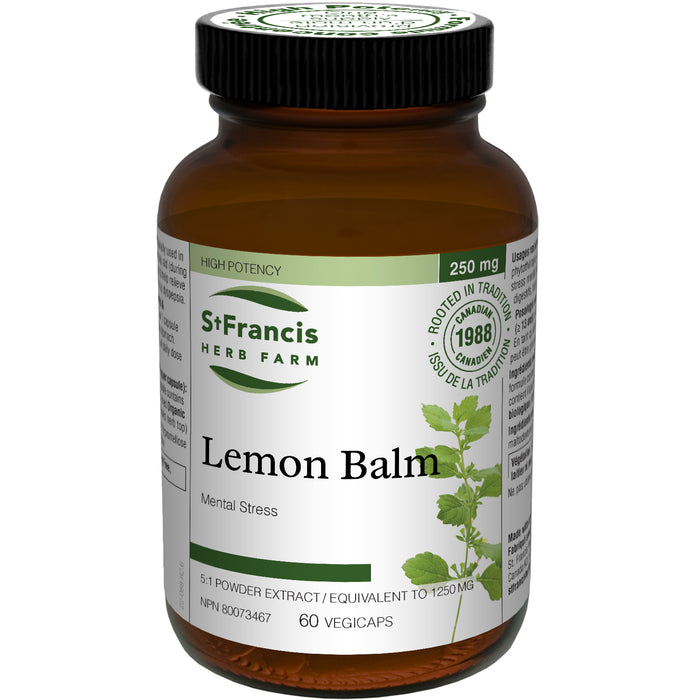 St. Francis - Lemon Balm, 60 Caps