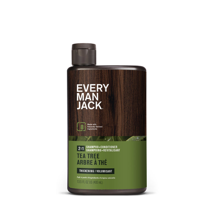 Every Man Jack - 2-in-1 Thickening Shampoo + Conditioner Tea Tree, 400 mL