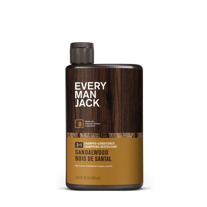 Every Man Jack - 2-in-1 Shampoo & Conditioner Sandalwood, 400 mL