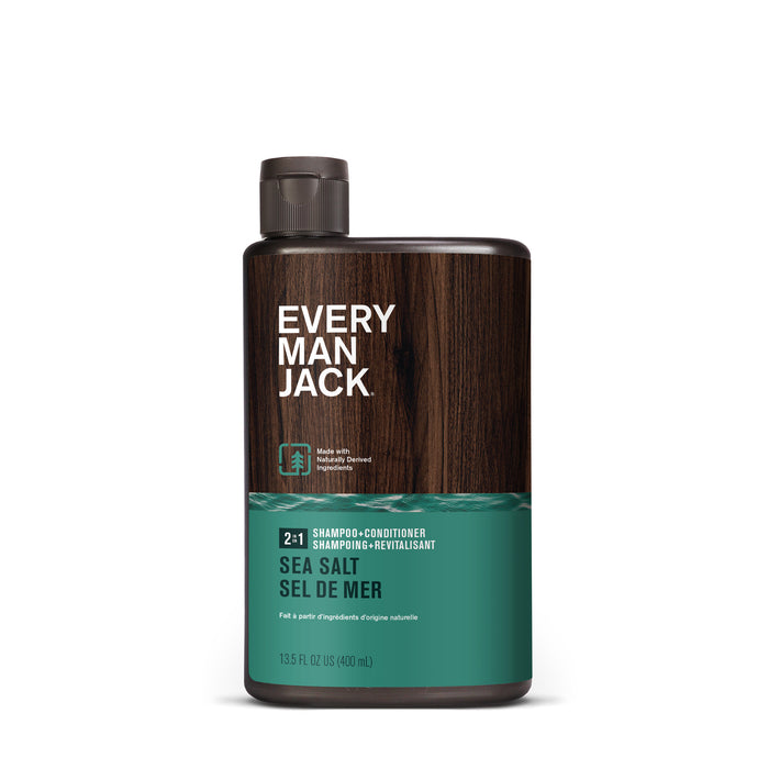 Every Man Jack - 2-in-1 Shampoo & Conditioner Sea Salt, 400 mL