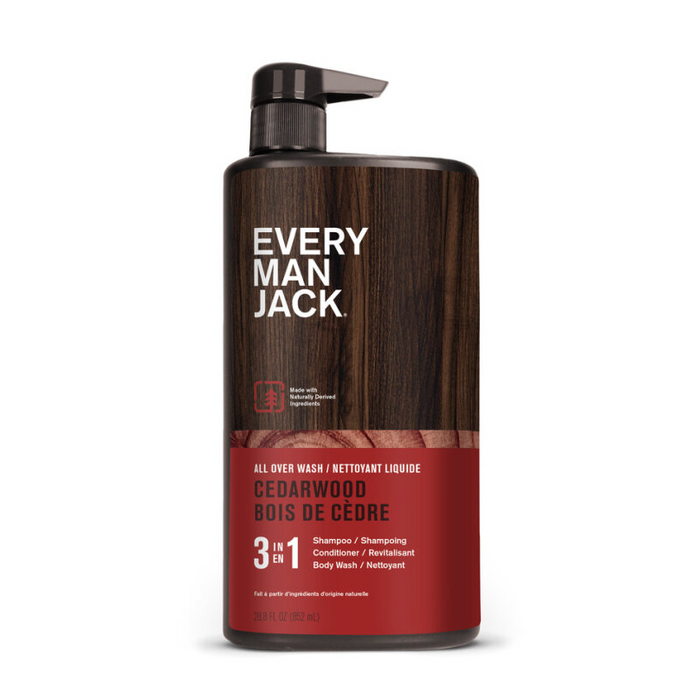 Every Man Jack - 3-in-1 All Over Wash - Cedarwood, 945 mL