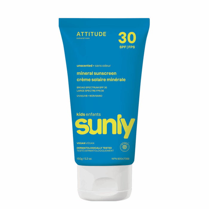 Attitude - Sunly SPF 30 Kids - Unscented, 150 g