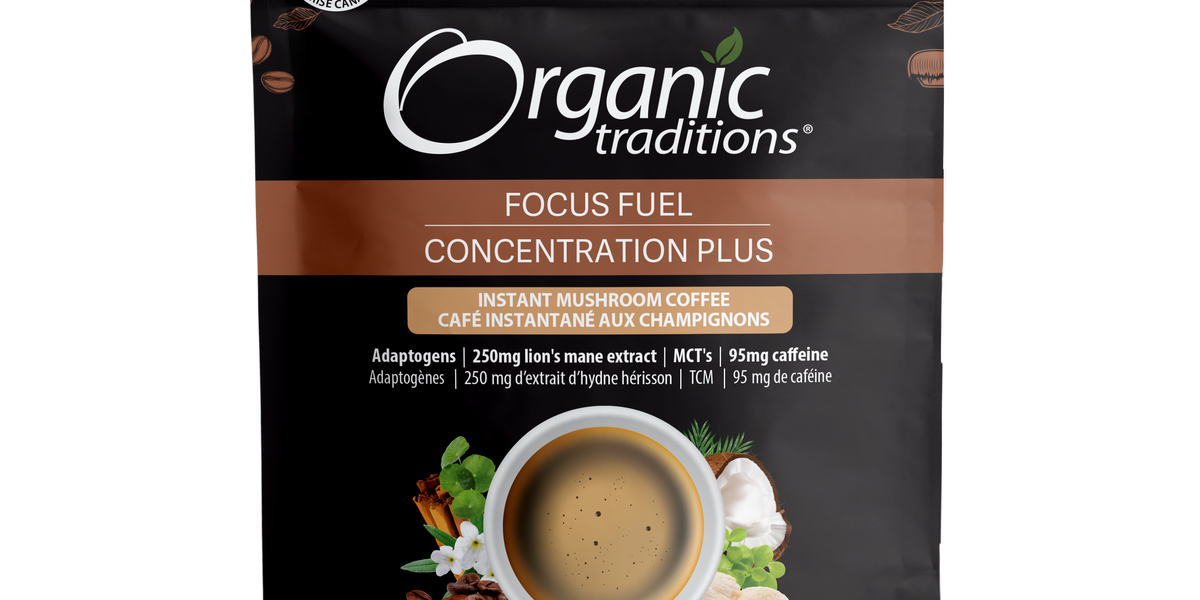 Natural Traditions - Focus Fuel Coffee, Instant Mushroom Coffee