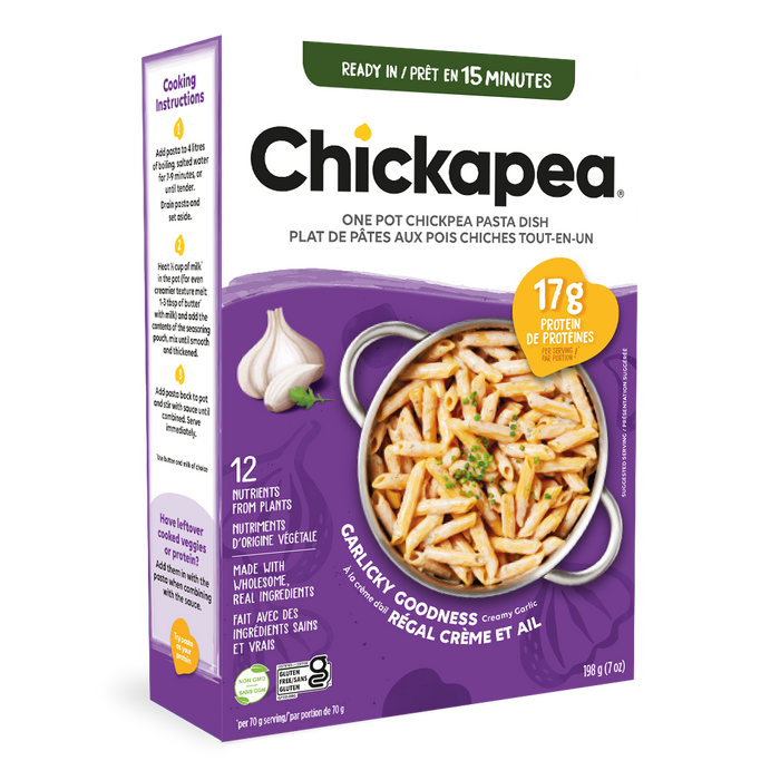 Chickapea Pasta - One Pot Garlicky Goodness, 198 g