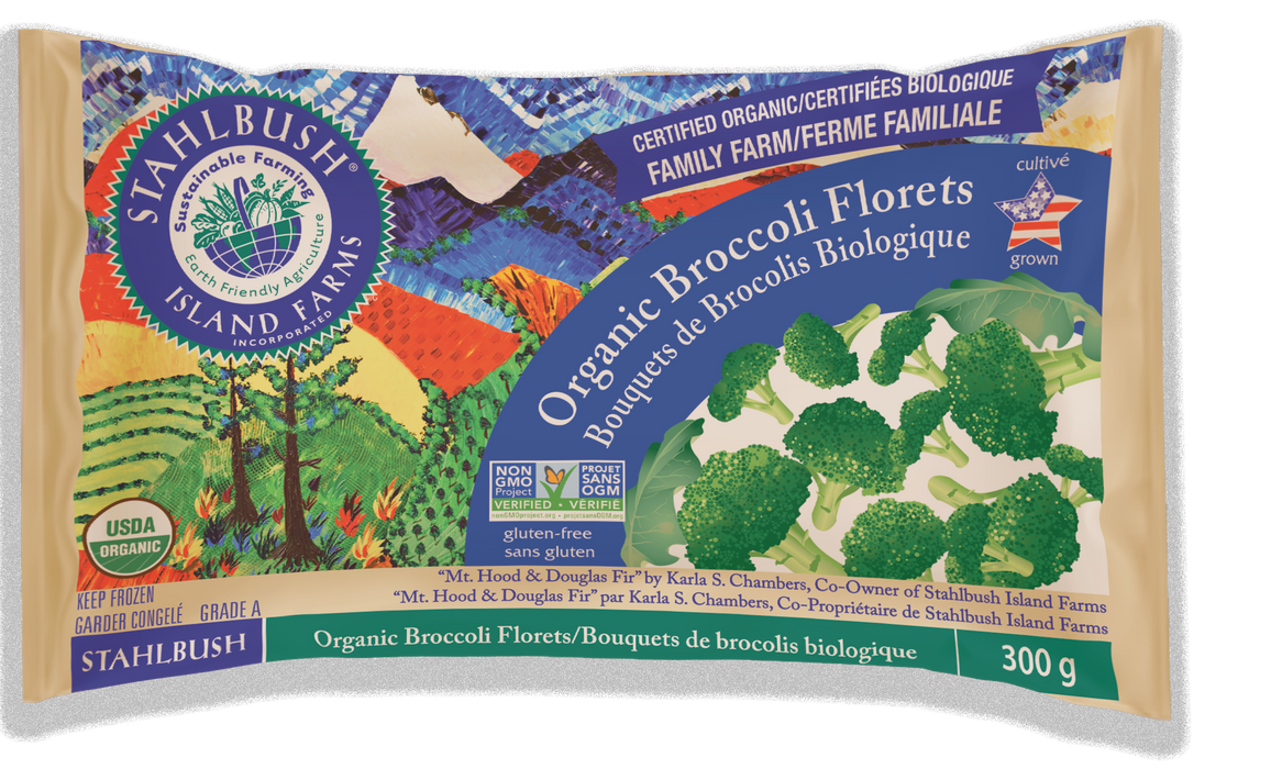 Stahlbush Island Farms - Broccoli Florets, 300 g