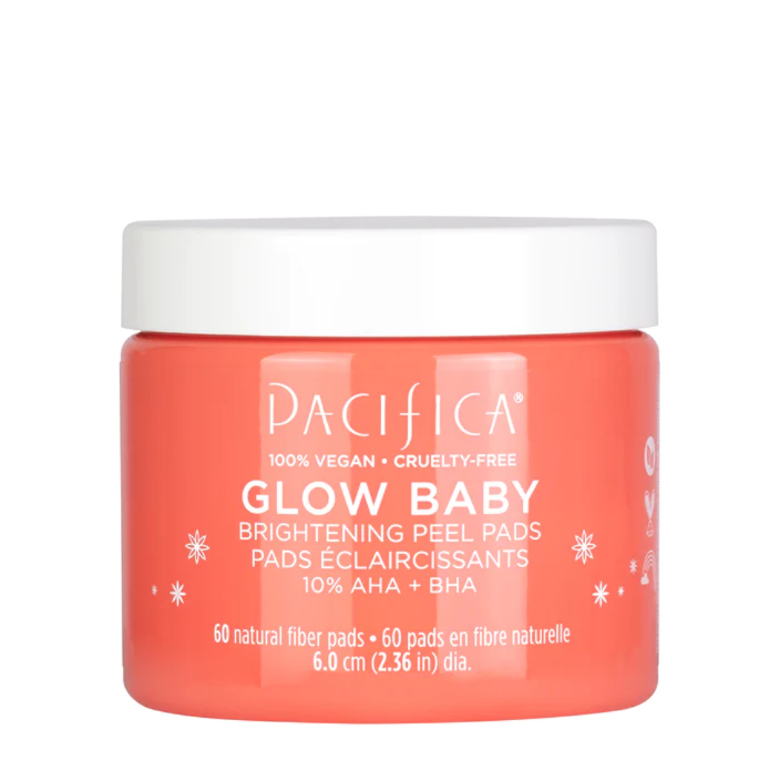 Pacifica - Glow Baby Brightening Peel Pads, 60 Count
