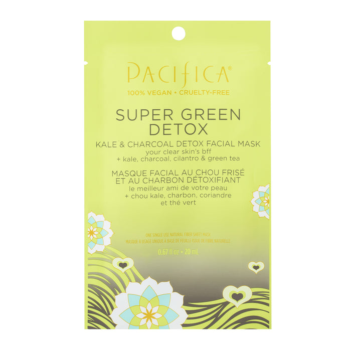 Pacifica - Facial Mask - Super Green Detox, 20 mL