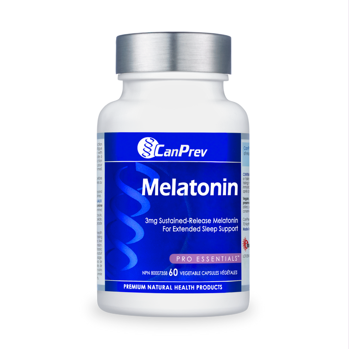 CanPrev - Melatonin 3 mg Sustained, 60 Vcaps