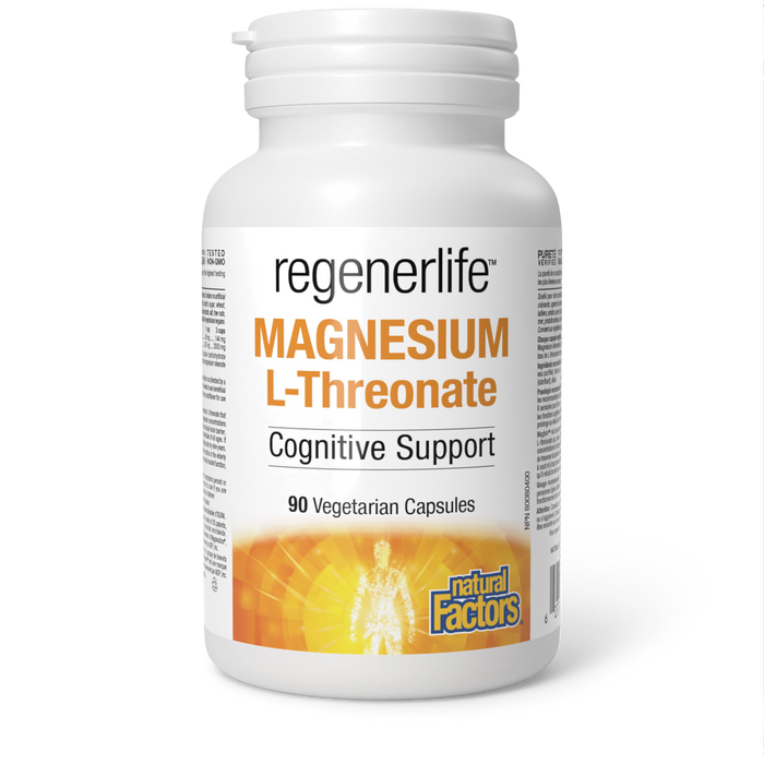 Natural Factors - RegenerLife Mag L-Threonate, 90 Vcaps