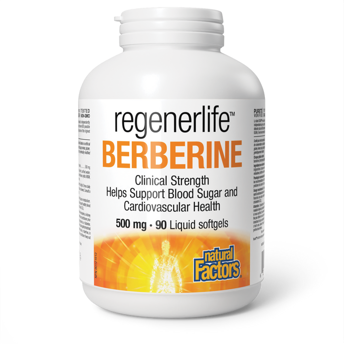 Natural Factors - RegenerLife Berberine, 90 Softgels