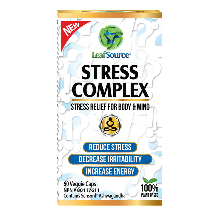 LeafSource - Stress Complex + Ashwagandha, 60 Vcaps