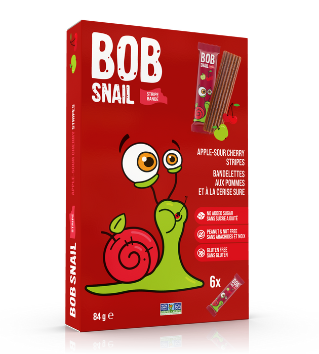 Bob Snail - Stripes - Apple-Sour Cherry, 84 g