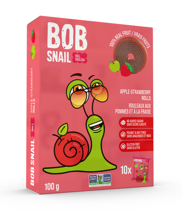 Bob Snail - Rolls - Apple-Strawberry, 100 g