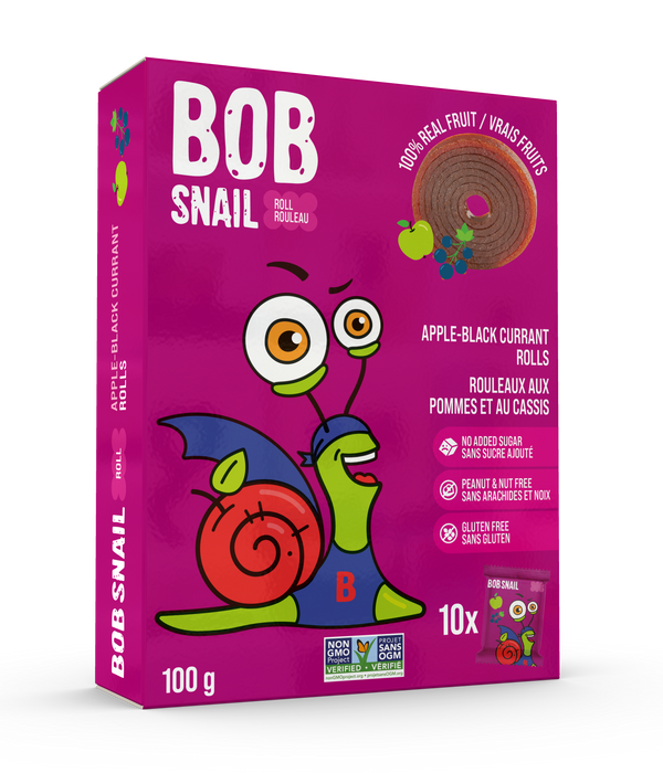 Bob Snail - Rolls - Apple-Black Currant, 100 g