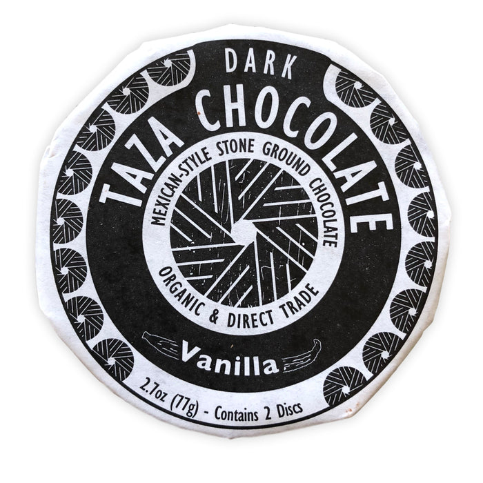 Taza Chocolate - Organic Vanilla 50%, 77 g