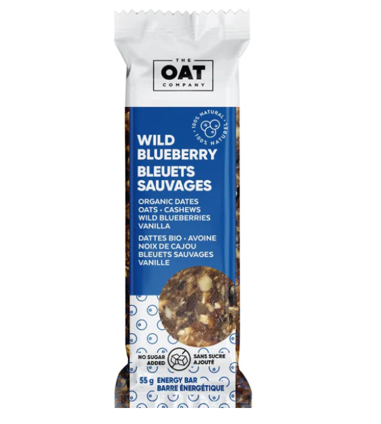 The Oat Company - Wild Blueberry Energy Bar, 55 g