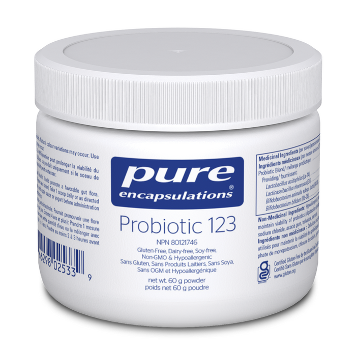 Pure Encapsulations - Probiotic 123, 60 g