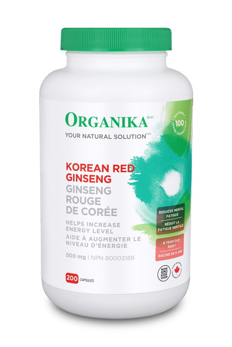 Organika - Korean Red Ginseng, 200 capsules