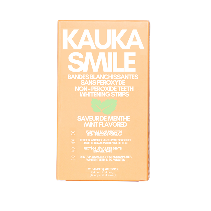 Kauka Smile - Peroxide Free Whitening Strips, 28 Count