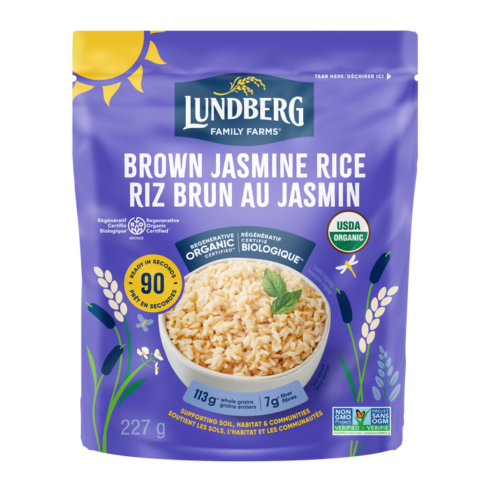 Lundberg Family Farms - Brown Jasmine Rice, 227 g