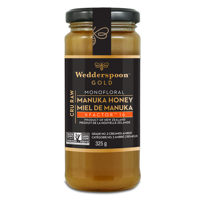 Wedderspoon - Raw Manuka Honey KFactor 16, 325 g