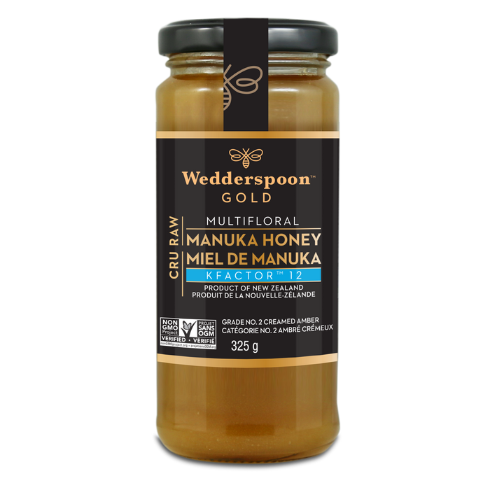 Wedderspoon - Raw Manuka Honey KFactor 12, 325 g