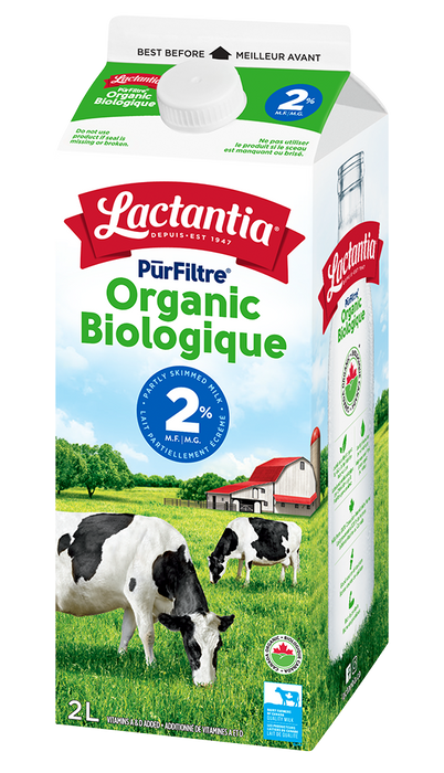 Lactantia - Purfiltre Organic Milk - 2%, 2 L