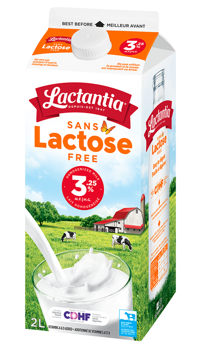 Lactantia - Lactose Free Homo Milk - 3.25%, 2 L